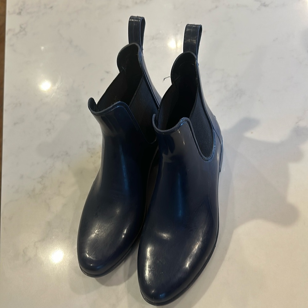 Sam Edelman navy short rain boots
